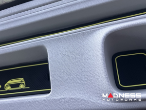 Volkswagen ID. Buzz Interior Upgade Kit - Non Slip Rubber Liner Kit - Yellow